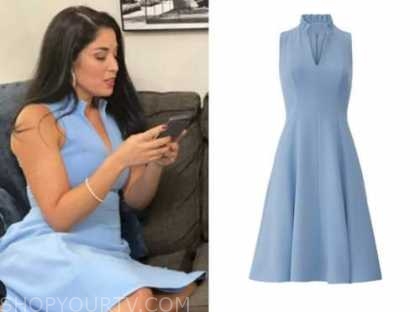 Dr. Viviana Coles's Light Blue Dress ...